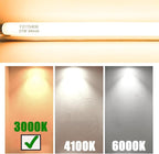 F21T5/830 21 Watt 34 Inches T5 Fluorescent Light Bulb, 3000K Warm White, 2100 Lumens, 20000 Hour Lifespan, Mini Bi-Pin Base, 6 Pack