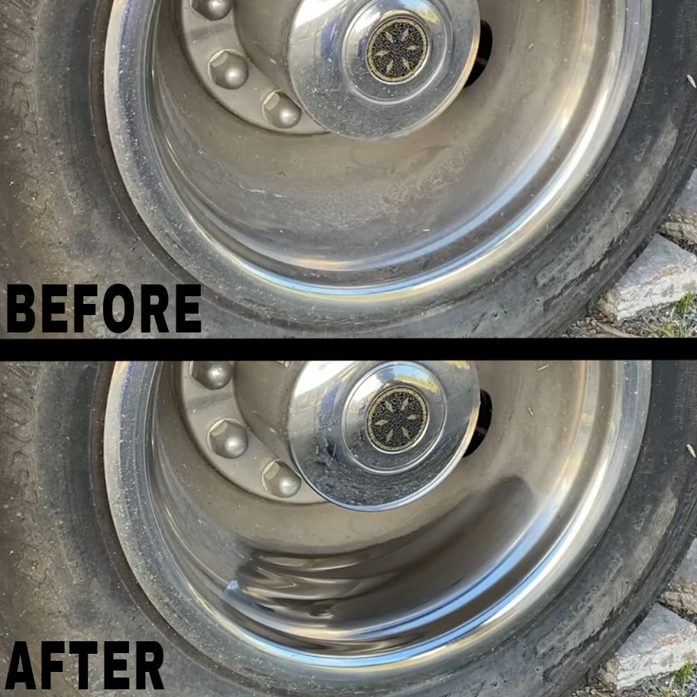 Flitz Multi-Purpose Metal Polish Paste - 2lb Can of USA-Made Chrome Polish - Works on Stainless Steel, Aluminum, Plastic, Jewelry and Cars - Non-Abrasive Cleaner & Rust Remover (1 Pack)