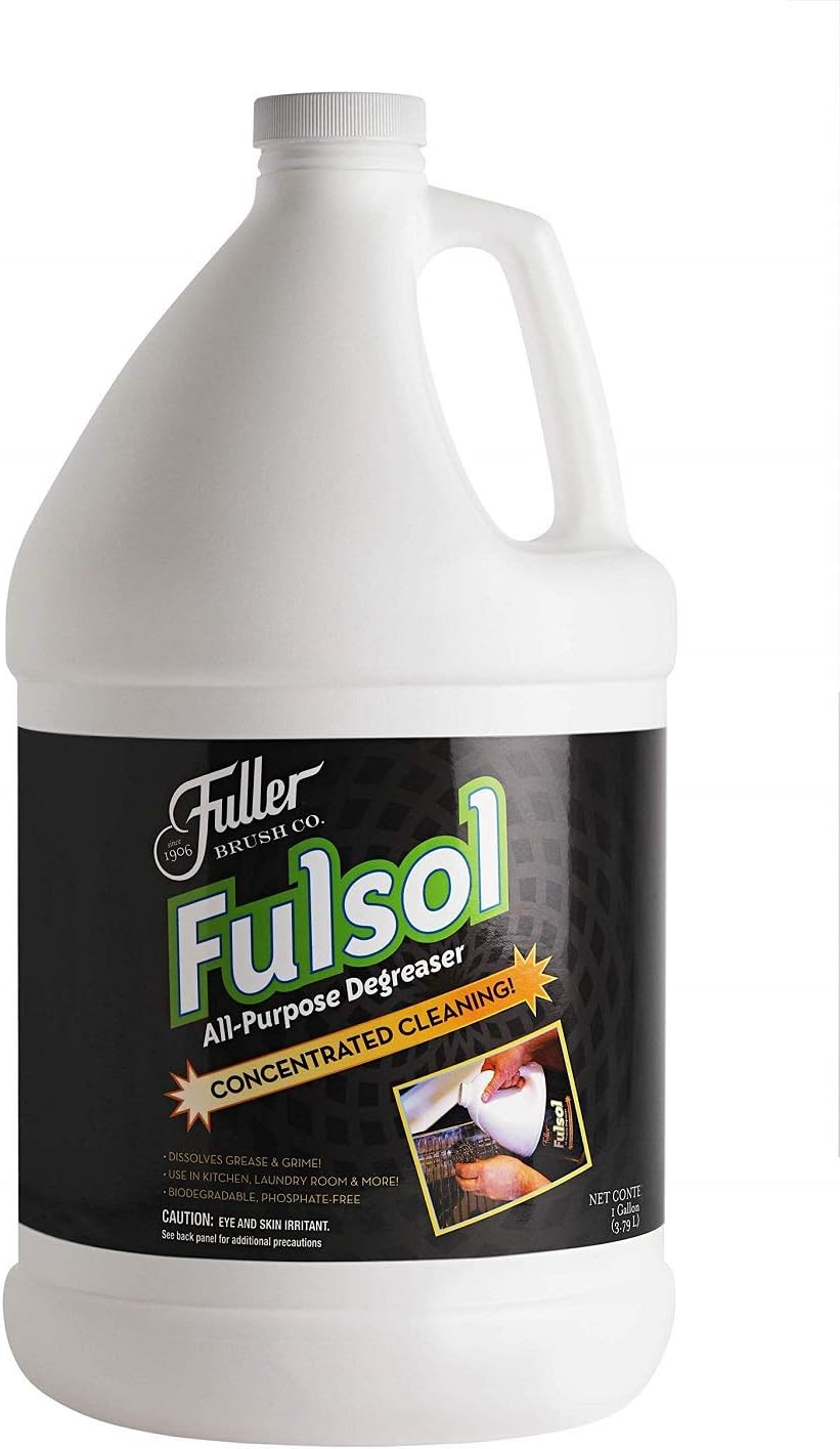 Fuller Brush Fulsol Degreaser – Dissolves Grease & Grime – Makes 60 Gallons of Cleaning Solution - 1 Gallon
