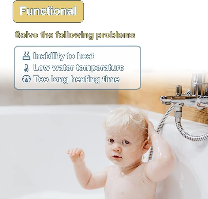 2 Pack 265-48642-00 Water Heating Element Fit for Bradford White Water Heaters, Replace 415-48642-00 4154864200 Heating Element Heater Parts, Screw-in Type，208V 3500W 240V 4500W