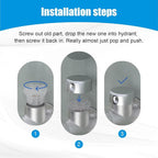 630-7500 Vacuum Breaker Repair Kit, Compatible with Prier 400 & 500 Series Wall Hydrants, Outside Faucet Replacement Plunger Assembly Part