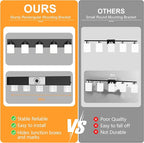 IZORRO Bathroom Vanity Light Fixture, 5-Light 36 Inch Matte Black Bathroom Light Fixtures Over Mirror, with White Glass Shade, Modern Farmhouse Vanity Lights, Rustic Restroom Lighting Fixtures