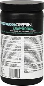 Zep Drain Defense Enzymatic Cleaner Powder - 18 oz (Case of 2) ZDC16 - Safe for Pipes and Septic Systems