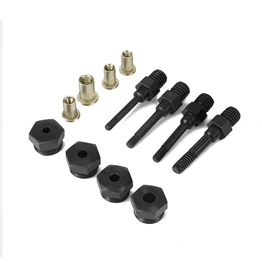 Beaspire 4 PCS Cordless Drill Electric Rivet Gun's 8-32, 10-24, 10-32, 1/4-20 Mandrels