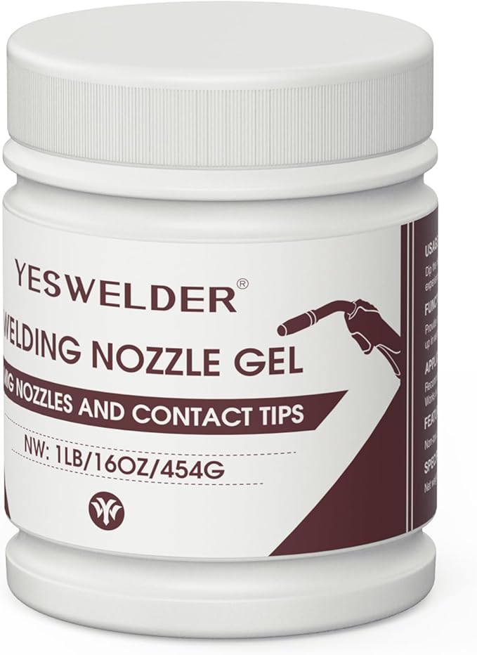 YESWELDER Welding Nozzle Gel for MIG Welding, Anti-Spatter Dip Gel for MIG Torch And Contact Tips 16 Ounces