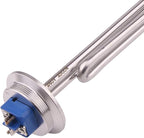 DERNORD 2 Inch (OD64) Tri-clamp 240V 2500W Foldback Heating Element Electric Water Heater with Low Watt Density