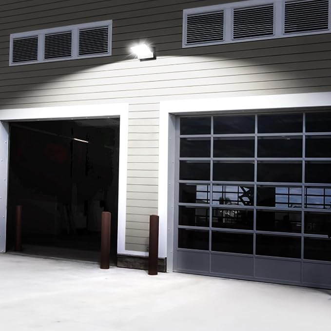 Modern Sleek LED Flood Light, 360° Rotatable 120W Commercial Wall Pack with Dusk to Dawn, 14200LM 5000K Waterproof Outdoor Lighting for Yard, Driveway, Car Lot, Building