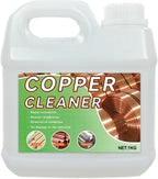Copper Cleaner & Rust Remover & Polish - 3-in-1 Formula Action Fast-Acting Removes Rust, Oxidation and Restores Shine | Professional Grade Brass Cleaner Safe for Various Copper Products (1kg)