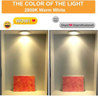 Vinaco MR16 Halogen Bulb 6 Pack, 20W 12V, 3000Hrs, Warm White, Dimmable, GU5.3 Base, Landscape & Track Lights