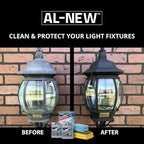 AL-NEW 2 Step Clean & Protect Kit | Clean, Restore, & Protect Your Outdoor Patio Furniture, Garage Doors, Exterior Lights, Window Frames, and More (32 Ounce Kit)