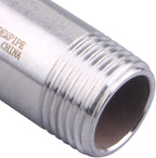 1/2" X 1/2" NPT Male Nipple Fitting - Stainless Steel Threaded Long Coupling Pipe Fitting 2" Length (pack of 2)
