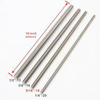 5/16"-18 Fully Threaded Rod Studs 2 Pack 10" Long Threaded Screw 304 Stainless Steel Right Hand Threads All Threaded Rod Studs for Anchor Bolts Clamps Hangers U-Bolts