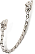 MEGA HANDLES Transom Door Chain 12-Inch, Door Chain Stopper for Transom Windows, Cabinet Door Restraint, Chain Lid Support, Durable Transom Window Hardware for Enhanced Safety - Polished Chrome