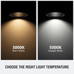 A19 LED Light Bulbs 60 Watt Equivalent, 90 CRI, Dimmable, Warm White 3000K, 760 Lumens, E26 Base, 120V, 8W LED Bulbs for Bedroom Living Room, 8-Pack