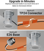 Sunco 6 Inch LED Indoor Home Area Recessed Lighting with Night Light, Selectable CCT 2700K/3000K/4000K/5000K/6000K 13W Dimmable Can Lights, 1200 Lumens, Damp Rated, Retrofit Installation 48 Pack