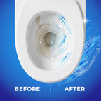 Toilet Bowl Cleaner Rim Hanger, 6 Count Automatic Bowl Toilet Cleaner, Cleans and Freshens Toilet Bowl, Ocean Scent - 7 Month