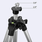 Firecore 71-inch Professional Aluminum Alloy Laser Tripod with Adjustable Legs, 1/4"-20 Male Thread and Extra 5/8"-11 Tripod Adapter for Line Laser Level