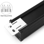 CCCEI Long Heavy Duty Power Strip, 16 Outlet Large Metal Power Strip, Garage Workshop Multi Wide Industrial Power Strip. 15 FT Cord 15A, 125V, 1875W, Black