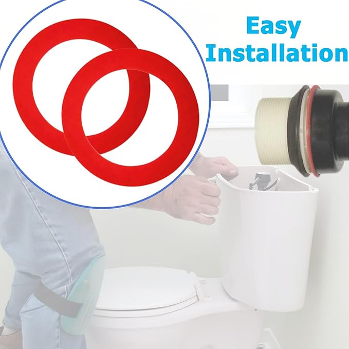 5 PCS Silicone Toilet Flush Valve Seal Replaces 630-0030,Flush Valve Service Kit for Mansfield 210 211 and 160,Toilet Tank Gasket Replacement Parts