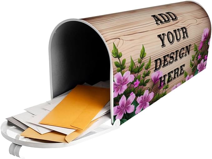 Custom Personalized Mailbox Covers Add Photo Picture Family Name House Address Text Magnetic Mail Cover for Home Garden Yard-8
