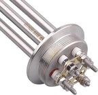 DERNORD 2 Inch Tri-Clamp 240V Water Heating Element Immersion U Type Electrical Brewing Boiler Heater (240V 3000W)