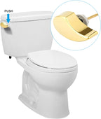 Hibbent Toilet Handle Tank Flush Lever Replacement Compatible with TOTOTHU004-CP Trip Lvr for ST701, CST854, CST884, Side Mount Toilet Tank Flush Lever, Gold