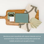 Country Chic All-in-One Chalk Paint for Furniture, Cabinets, Home Decor, Eco-Friendly, Matte Finish, Built-In Primer & Top Coat for Wood, Metal - Wanderess (Teal) - Pint 16 oz (475 ml)