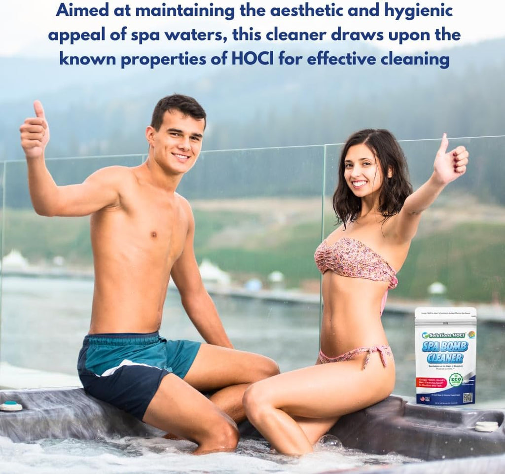 Spa, Hot Tub, Bathtubs & Whirlpools Cleaner - Spa Surface Cleaner Bomb - Super Cleans Your Spa - 400 Grams Pack, SB 400G