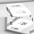 Tipace LED Modern Bathroom Vanity Light Fixtures (3-Light,23.6-Inch), Acrylic Chrome Bathroom Wall Lighting Fixtures Over Mirror (Cool White 5500K) with Rotatable Vanity Lights Heads