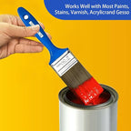 King Origin 10-Pack 2 Inch Paint Brushes, Versatile Wall & Furniture Brushes for Detailed Painting & Large Surfaces, Craft Brushes