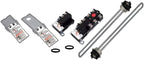 Zero EWH-02 Electric Water Heater Repair Kit with 4500W 240V Elements & TOD Thermostats, Upper/Lower, Fits Rheem, AO Smith, Richmond, Kenmore, GE