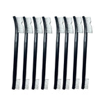 8-Pack Heavy-Duty Scrub Brush: Wire & Nylon Brushes for Grills, Guns & Sneakers – Heat-Resistant + Ergonomic Non-Slip Handle for Contains Gun Cleaning Supplies, Masonry Brush & Compact Travel Brushs