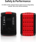 BAT609 Battery, 18V 4.0Ah Li-ion Battery Replace for Bosch 18V Cordless Power Tools Extended Batteries Rechargeable