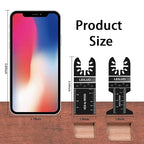 LEILUO 100 Pcs Multitool Blades Set for Wood Oscillating Saw Blades Universal Oscillating Tool Accessories with Storage Bag Compatible with DeWalt Makita Dremel and More