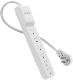 Belkin 6-Outlet Commercial Power Strip Surge Protector, 6ft Cord, 720 Joules, White