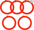 5 Pack Flush Valve Seal for Kohler,Toilet Tank Parts GP1059291 Silicone Replacement - Upgraded Leak-Proof Gasket Seal Kit Compatible with Kohler Canister, K-GP1059291