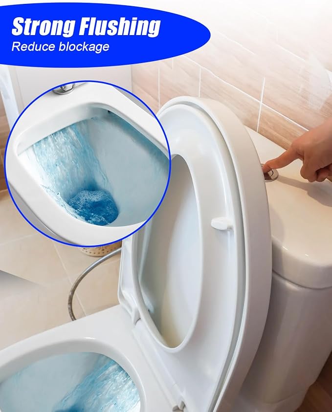 2-Inch Toilet Flush Valves, Dual Flush Valve Toilet Repair Kit Compatible with One Piece Toilets Top Push Button Valve, 8" Height