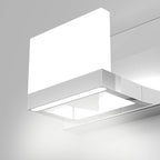 Tipace 8 Lights Modern LED Chrome Vanity Light for Bathroom Wall Light Up and Down LED Bathroom Light Fixtures Over Mirror(White Light 6000K)