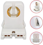 T8 LED Fluorescent Tube Lamp Holder Tombstone, Non-shunted Turn-Type G13 Base, Medium Bi-Pin Socket, for LED Fluorescent Tube Replacements Turn-Type Lampholder Pack of 20