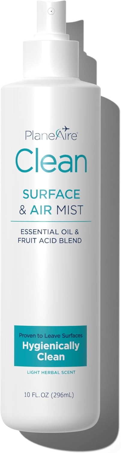 PlaneAire Clean | Surface Cleaner and Air Freshener | All Purpose Cleaning Spray | Natural Odor Eliminator | Cleaning Supplies | Room Spray | Household Cleaning