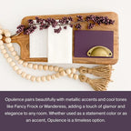 Country Chic All-in-One Chalk Paint for Furniture, Cabinets, Home Decor, Eco-Friendly, Matte Finish, Built-In Primer & Top Coat for Wood, Metal - Opulence (Purple) - 8 oz (237 ml)