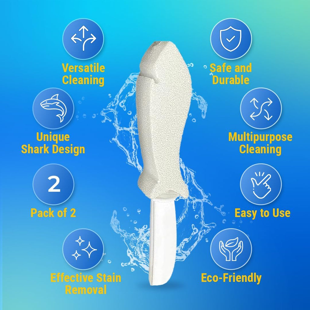 2 PACK Pumice Stone for Toilet Cleaning | Toilet Pumice Stone with Handle | Pumice Cleaning Stone for Toilet Bowl