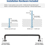 JOY DECOR Cabinet Pulls – 6-1/4 Inch Hole Center, Oil Rubbed Bronze, 20 Pack, Zinc Alloy Cabinet Handles for Drawers & Cupboard – Vintage Style Hardware for Kitchen, Bathroom, Dresser