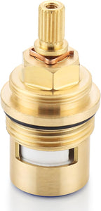 Faucet Cartridge Replacement for Kohler 1000187, Used in Deck Faucets with 3/4 inch Valves, Cold Ceramic Valve Faucet Replacement Parts (Cold 1000187)