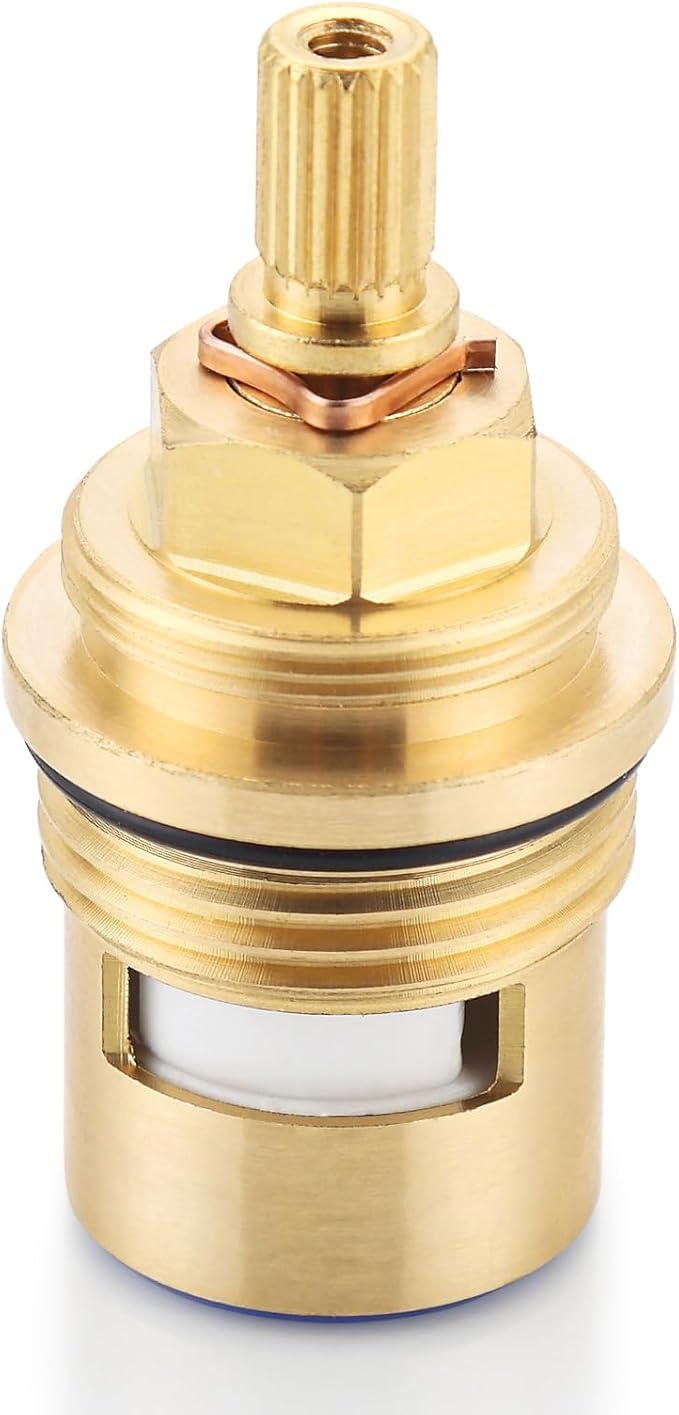 Faucet Cartridge Replacement for Kohler 1000187, Used in Deck Faucets with 3/4 inch Valves, Cold Ceramic Valve Faucet Replacement Parts (Cold 1000187)