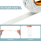 3M Double Sided Tape 1 in x 16.5ft PE Foam Tape Strips for Crafts Picture Hanging Poster Alarm Sensor Arts DIY Home Deco
