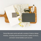 Country Chic All-in-One Chalk Paint for Furniture, Cabinets, Home Decor, Eco-Friendly, Matte Finish, Built-In Primer & Top Coat for Wood, Metal - Rocky Mountain (Charcoal Grey) - Quart 32 oz (950 ml)