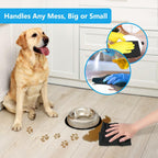 GLIMGLINT Microfiber Cleaning Cloth, 100 Pack Shop Towels, Lint-Free, Ultra Absorbent Reusable or Disposable Microfiber Cloths for Kitchen, Car, Cleaning Rags, 11" x 9", Black