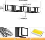 5-Light Bathroom Lighting Fixtures Over Mirror (5CCT, Dimmable), Black Led Modern Vanity Light for Bathroom (3000K/3500K/4000K/5000K/6000K)