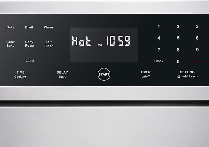 THOR Kitchen Professional 30-Inch Electric Convection Wall Oven in Stainless Steel - Model HEW3001